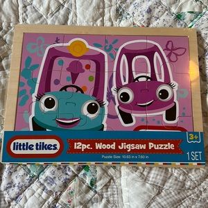 Little tykes, 12 piece wooden jigsaw puzzle